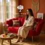 Sofa Czerwony LUX-4